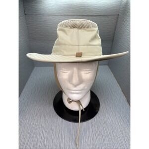 Tilley LTM6 Airflo Hat‎ Beige Wide Brim Outdoor Hiking Safari Size 7